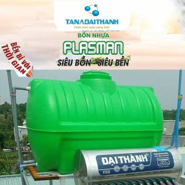 BỒN NHỰA PLASMAN 1.000 LÍT NẰM ĐẠI THÀNH