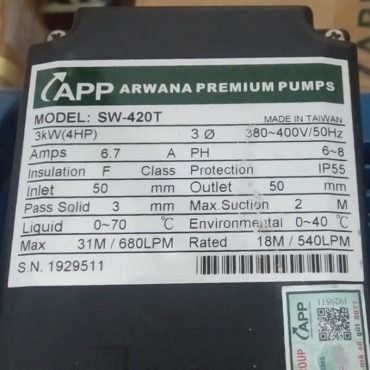 MAY BƠM 4HP APP SW-420T