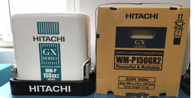 Máy Bơm Tãng áp 125w Hitachi WM-P150X2