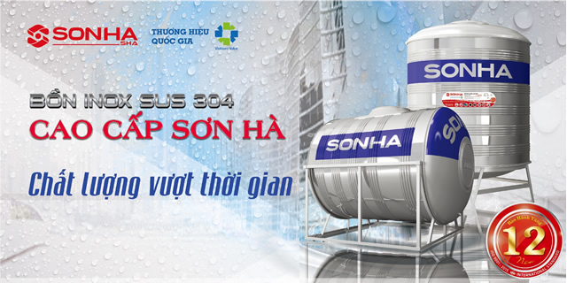 Bồn Nước Inox Sơn Hà