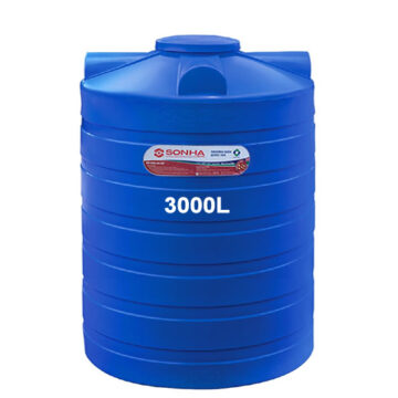 BỒN NHỰA 3000L ĐỨNG SƠN HÀ