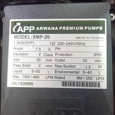 TSKT Máy bơm hồ bơi 2Hp APP SMP 20